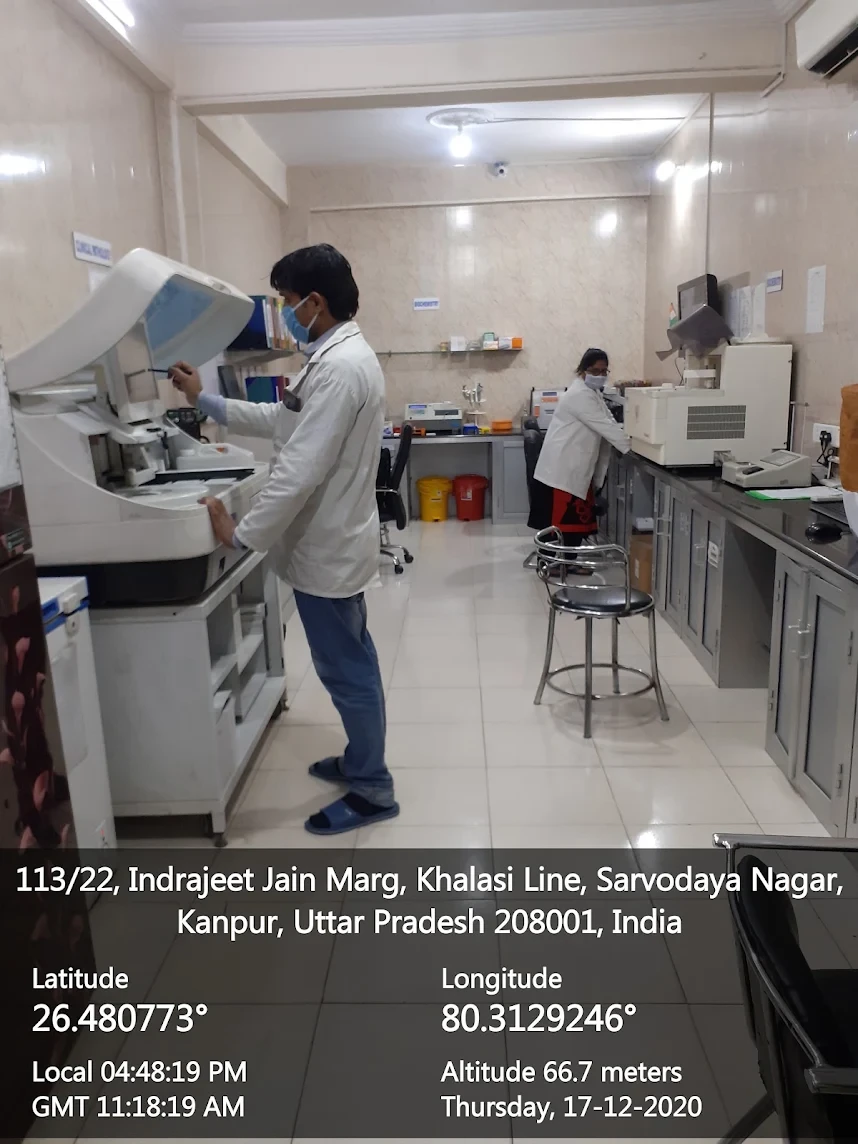 Main laboratory workspace